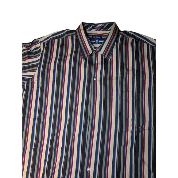 Paul Fredrick Vintage 90s striped button down 100% cotton size XXL - Picture 7 of 11